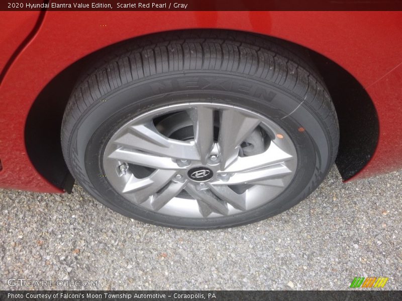 Scarlet Red Pearl / Gray 2020 Hyundai Elantra Value Edition