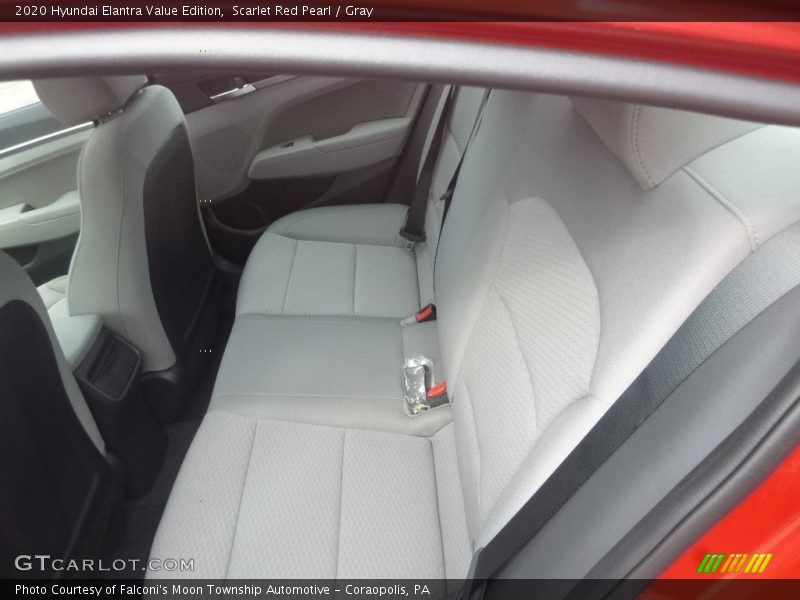 Scarlet Red Pearl / Gray 2020 Hyundai Elantra Value Edition