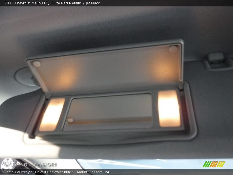 Butte Red Metallic / Jet Black 2016 Chevrolet Malibu LT