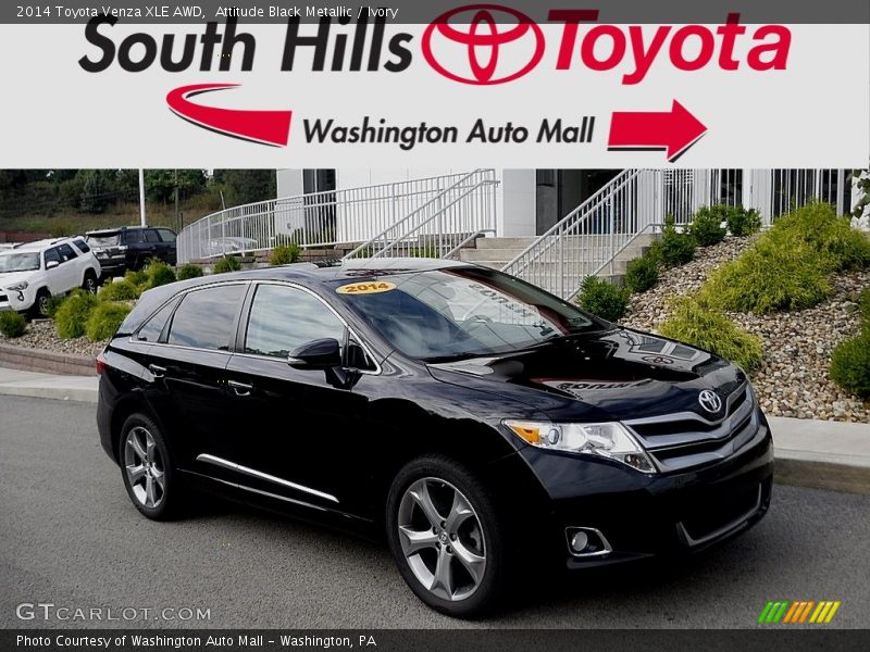 Attitude Black Metallic / Ivory 2014 Toyota Venza XLE AWD