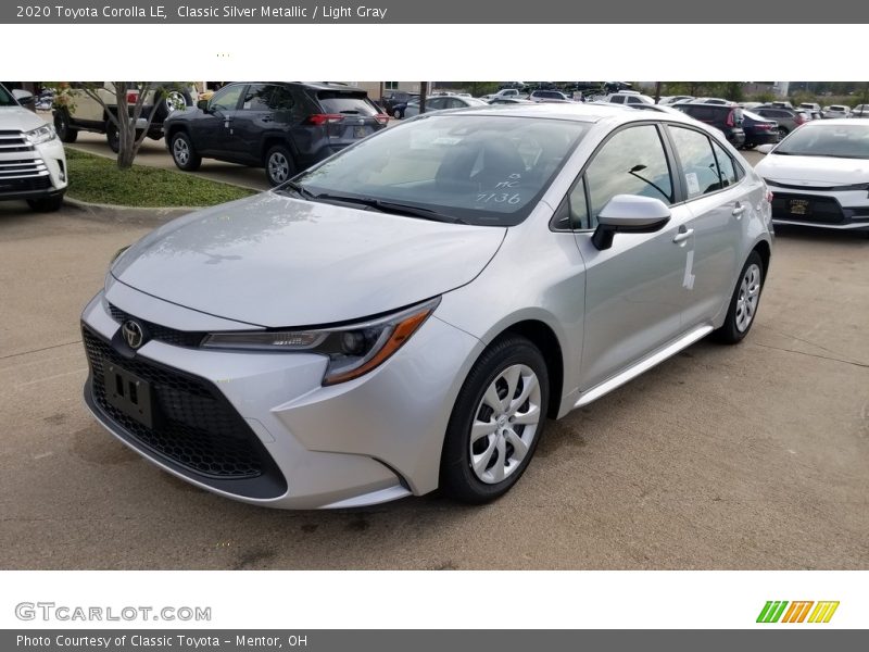 Classic Silver Metallic / Light Gray 2020 Toyota Corolla LE