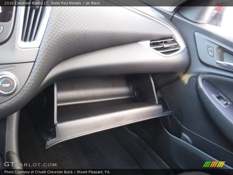 Butte Red Metallic / Jet Black 2016 Chevrolet Malibu LT