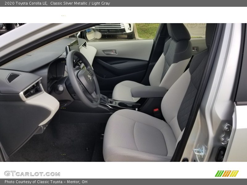 Classic Silver Metallic / Light Gray 2020 Toyota Corolla LE