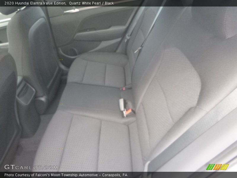 Quartz White Pearl / Black 2020 Hyundai Elantra Value Edition