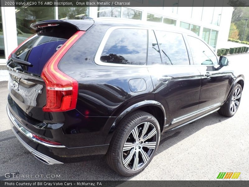 Onyx Black Metallic / Charcoal 2020 Volvo XC90 T6 AWD Inscription