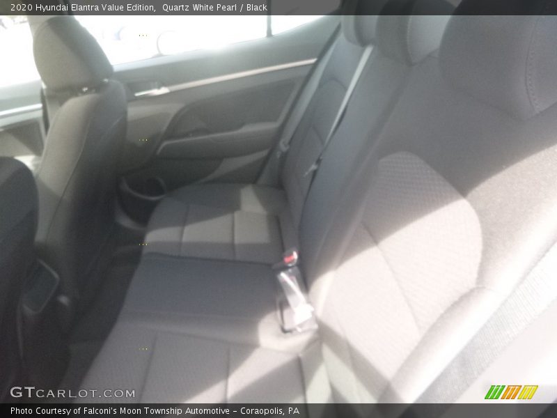 Quartz White Pearl / Black 2020 Hyundai Elantra Value Edition
