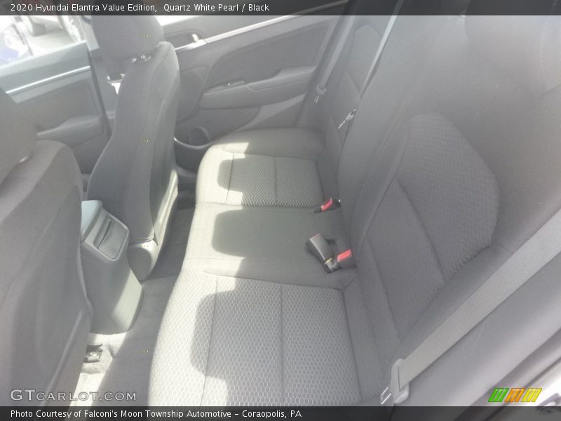 Quartz White Pearl / Black 2020 Hyundai Elantra Value Edition