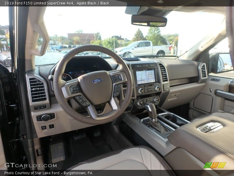 Front Seat of 2019 F150 Limited SuperCrew 4x4