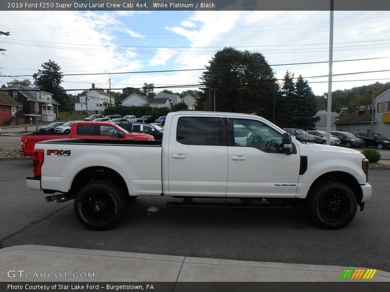 White Platinum / Black 2019 Ford F250 Super Duty Lariat Crew Cab 4x4