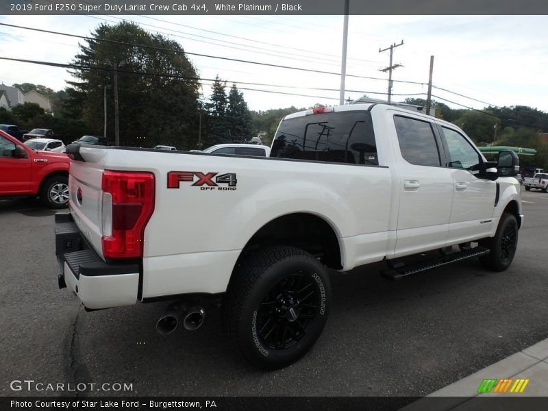 White Platinum / Black 2019 Ford F250 Super Duty Lariat Crew Cab 4x4