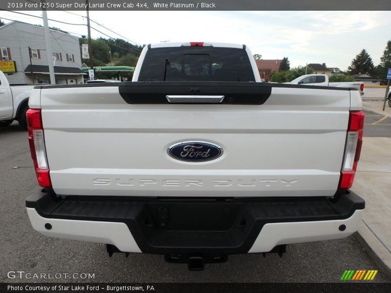 White Platinum / Black 2019 Ford F250 Super Duty Lariat Crew Cab 4x4