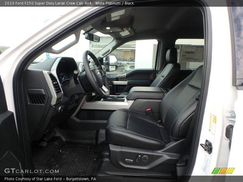 White Platinum / Black 2019 Ford F250 Super Duty Lariat Crew Cab 4x4