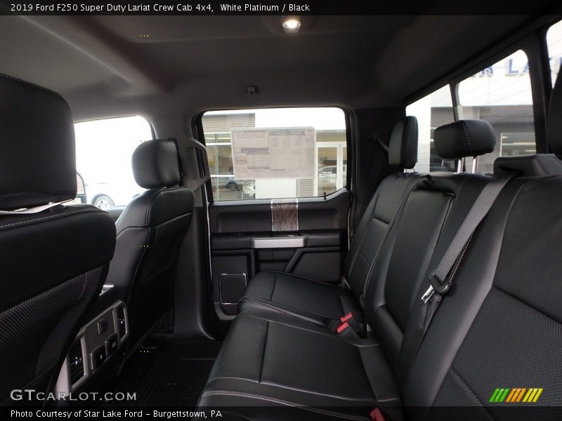 White Platinum / Black 2019 Ford F250 Super Duty Lariat Crew Cab 4x4