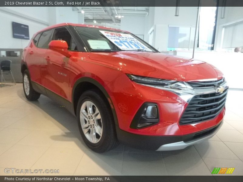 Red Hot / Jet Black 2019 Chevrolet Blazer 2.5L Cloth