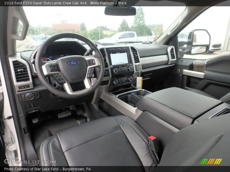 White Platinum / Black 2019 Ford F250 Super Duty Lariat Crew Cab 4x4