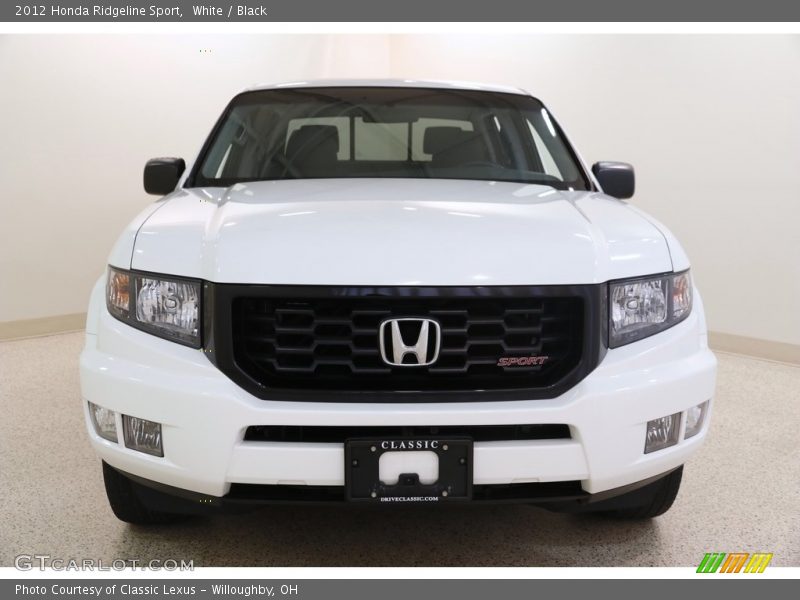 White / Black 2012 Honda Ridgeline Sport