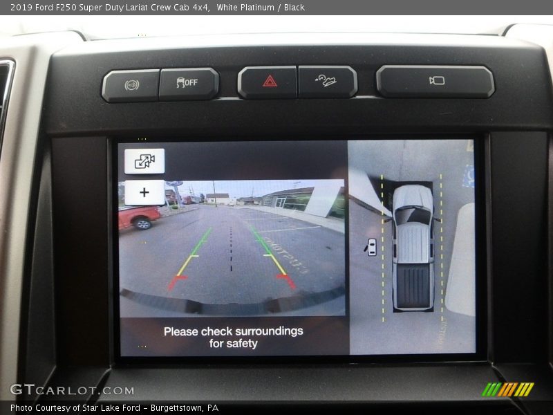 White Platinum / Black 2019 Ford F250 Super Duty Lariat Crew Cab 4x4