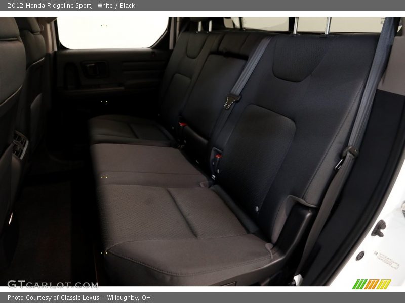 White / Black 2012 Honda Ridgeline Sport