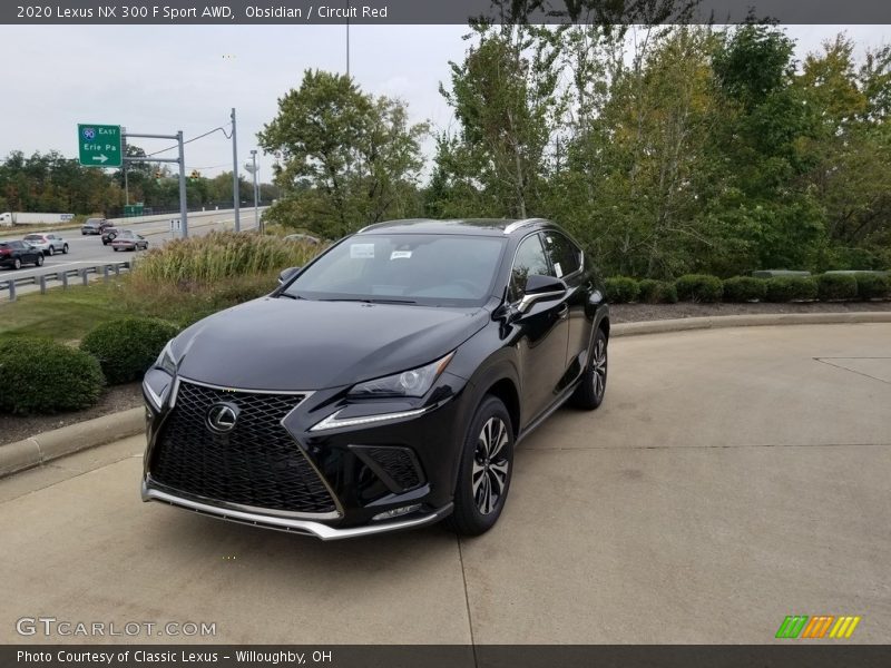 Front 3/4 View of 2020 NX 300 F Sport AWD