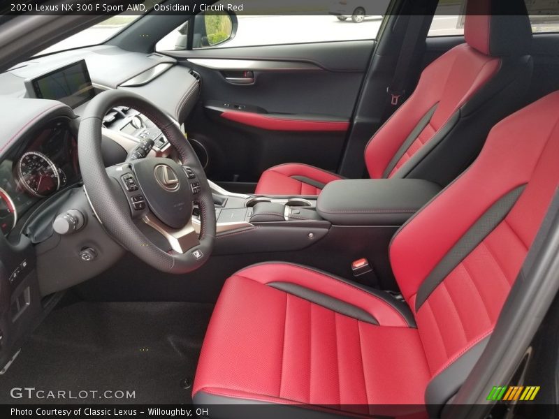  2020 NX 300 F Sport AWD Circuit Red Interior