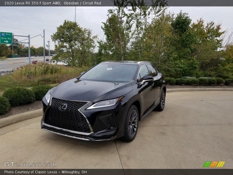 Front 3/4 View of 2020 RX 350 F Sport AWD