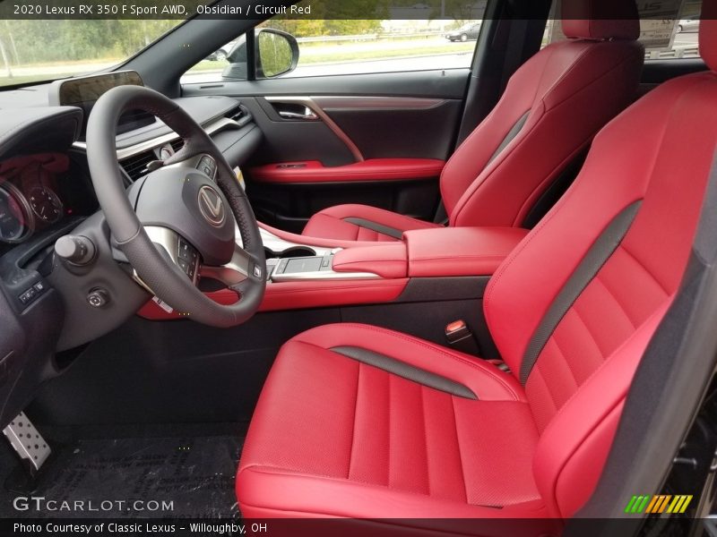  2020 RX 350 F Sport AWD Circuit Red Interior