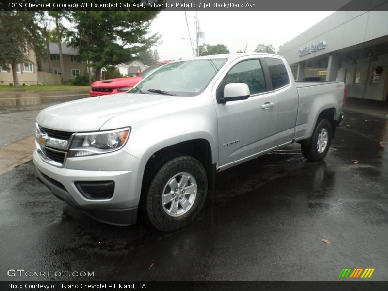 Silver Ice Metallic / Jet Black/Dark Ash 2019 Chevrolet Colorado WT Extended Cab 4x4