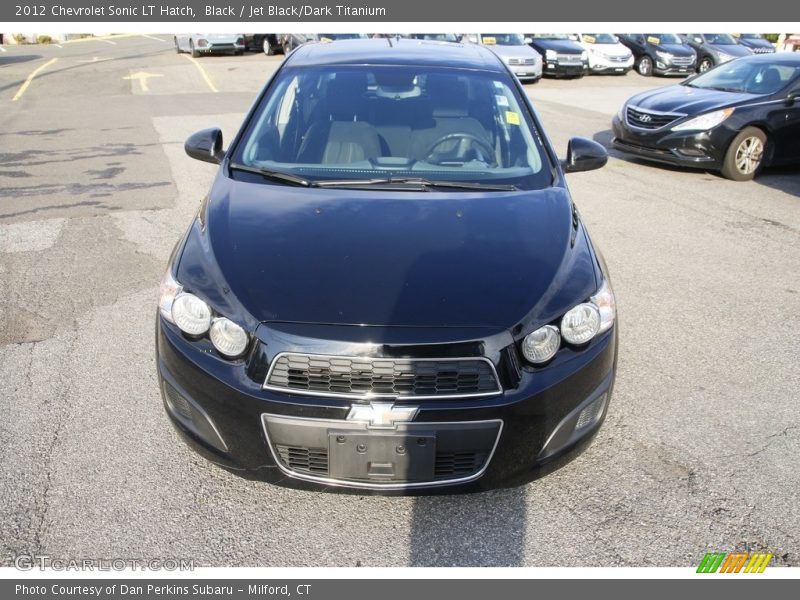 Black / Jet Black/Dark Titanium 2012 Chevrolet Sonic LT Hatch