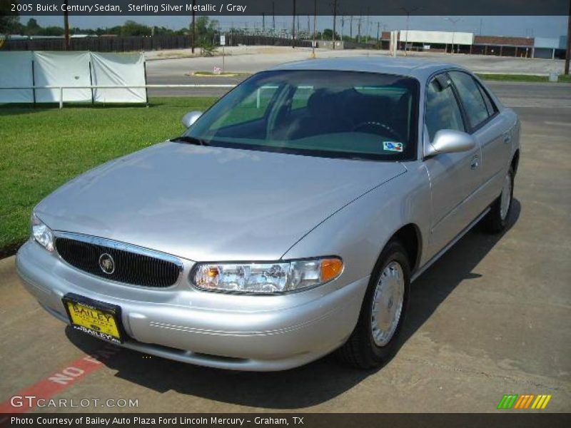 Sterling Silver Metallic / Gray 2005 Buick Century Sedan