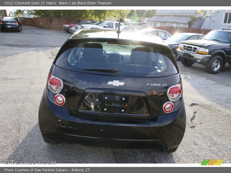 Black / Jet Black/Dark Titanium 2012 Chevrolet Sonic LT Hatch