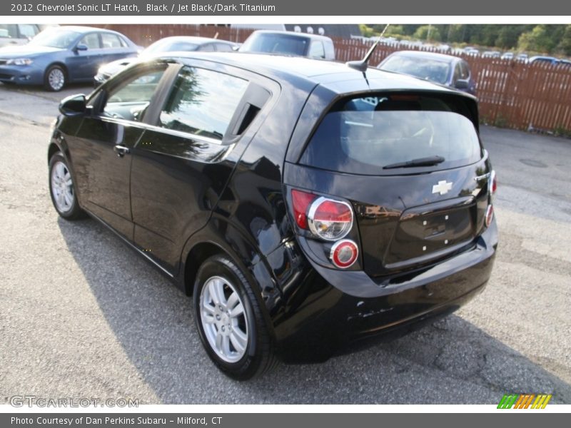 Black / Jet Black/Dark Titanium 2012 Chevrolet Sonic LT Hatch