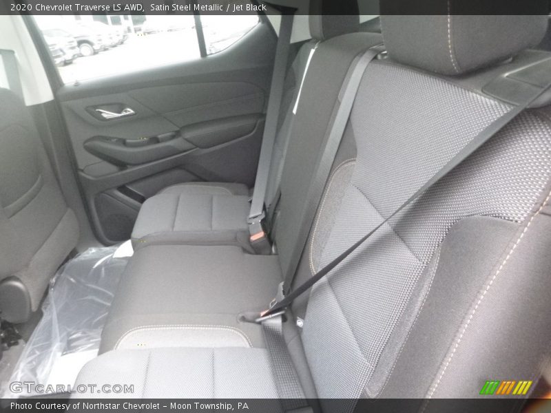 Satin Steel Metallic / Jet Black 2020 Chevrolet Traverse LS AWD