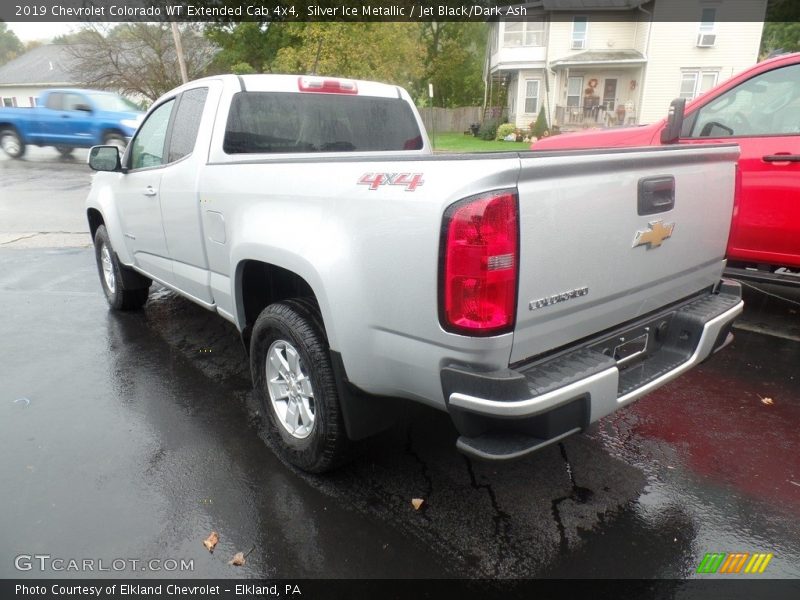 Silver Ice Metallic / Jet Black/Dark Ash 2019 Chevrolet Colorado WT Extended Cab 4x4