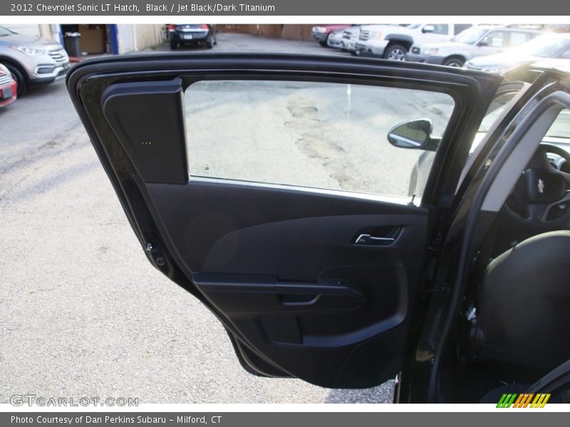 Black / Jet Black/Dark Titanium 2012 Chevrolet Sonic LT Hatch