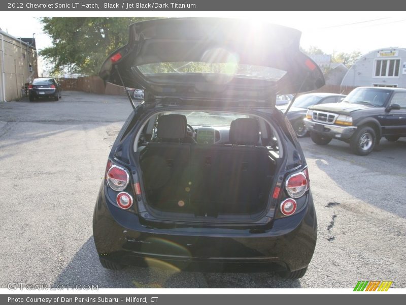 Black / Jet Black/Dark Titanium 2012 Chevrolet Sonic LT Hatch
