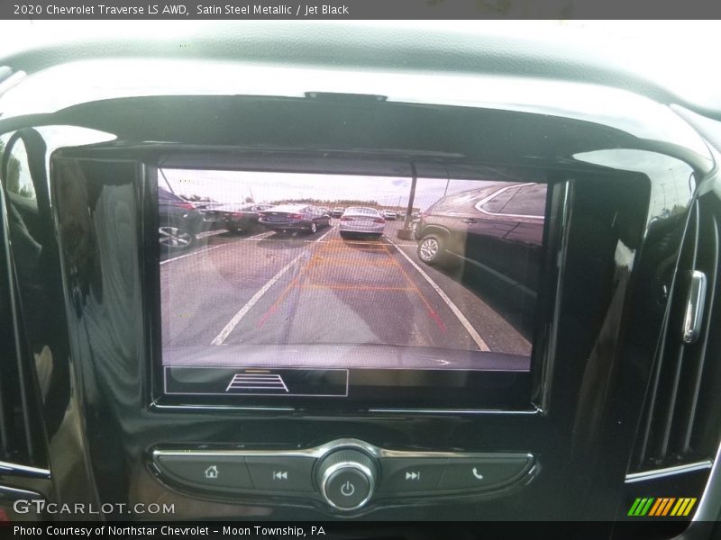Satin Steel Metallic / Jet Black 2020 Chevrolet Traverse LS AWD