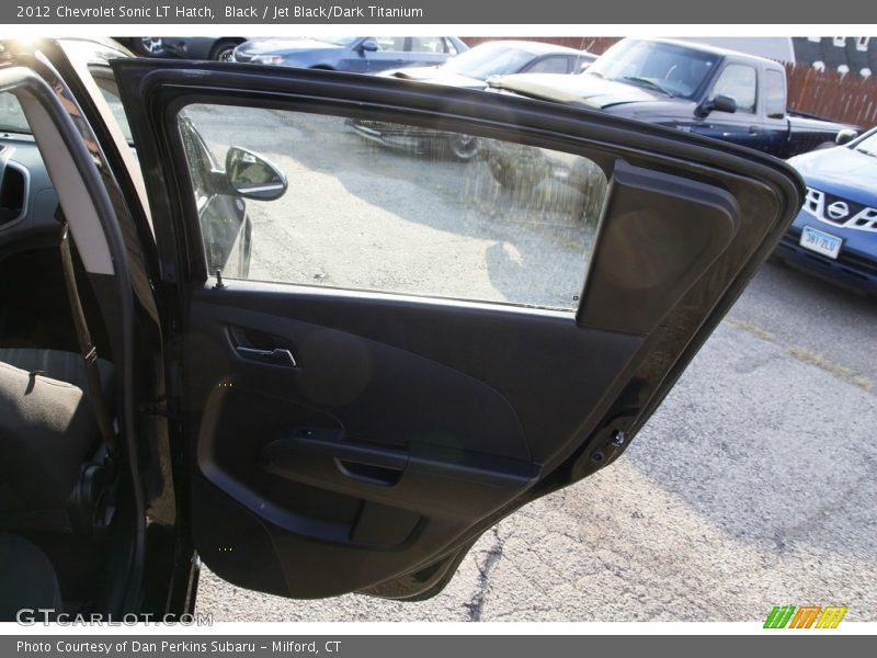 Black / Jet Black/Dark Titanium 2012 Chevrolet Sonic LT Hatch