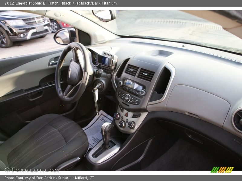 Black / Jet Black/Dark Titanium 2012 Chevrolet Sonic LT Hatch