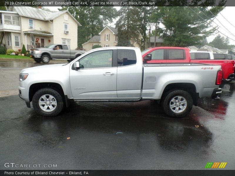 Silver Ice Metallic / Jet Black/Dark Ash 2019 Chevrolet Colorado WT Extended Cab 4x4