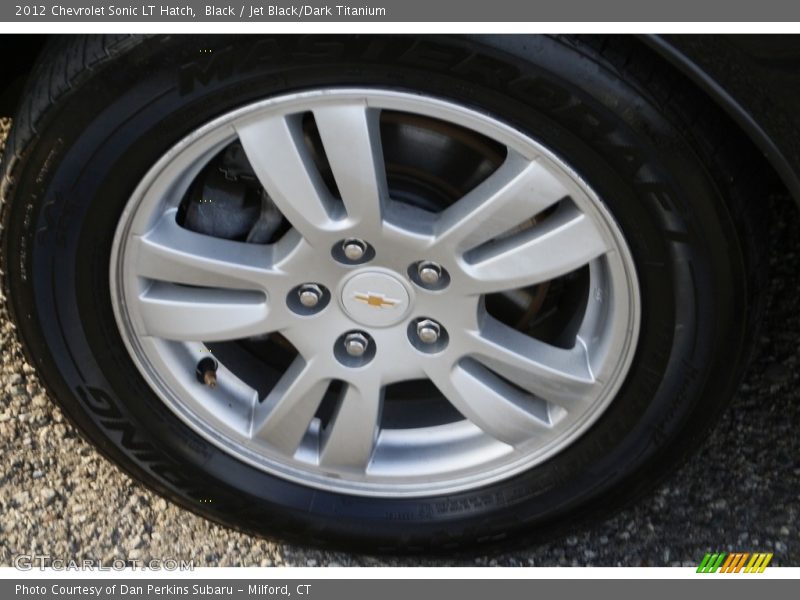 Black / Jet Black/Dark Titanium 2012 Chevrolet Sonic LT Hatch