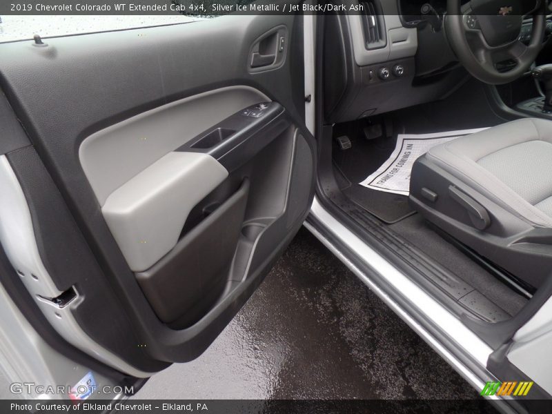 Silver Ice Metallic / Jet Black/Dark Ash 2019 Chevrolet Colorado WT Extended Cab 4x4
