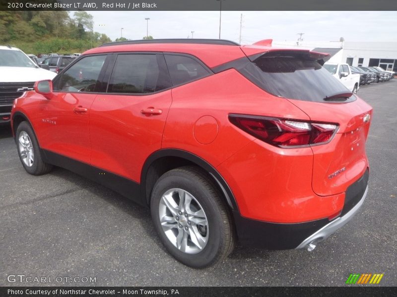 Red Hot / Jet Black 2020 Chevrolet Blazer LT AWD