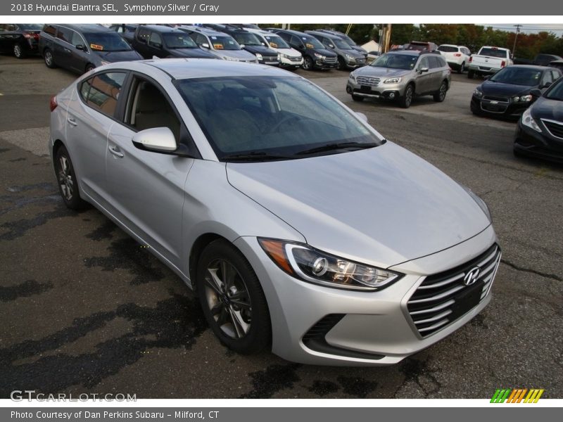 Symphony Silver / Gray 2018 Hyundai Elantra SEL