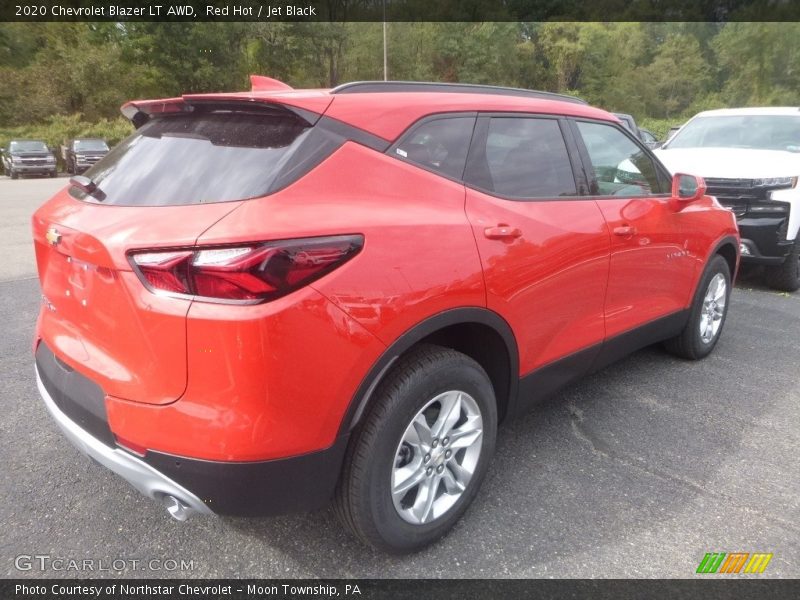 Red Hot / Jet Black 2020 Chevrolet Blazer LT AWD