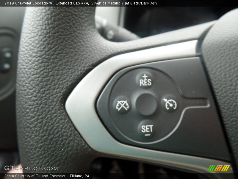 Silver Ice Metallic / Jet Black/Dark Ash 2019 Chevrolet Colorado WT Extended Cab 4x4