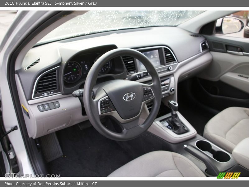 Symphony Silver / Gray 2018 Hyundai Elantra SEL