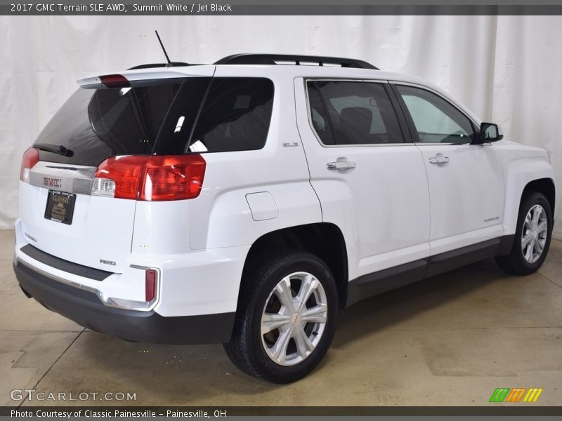 Summit White / Jet Black 2017 GMC Terrain SLE AWD