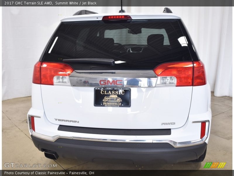 Summit White / Jet Black 2017 GMC Terrain SLE AWD