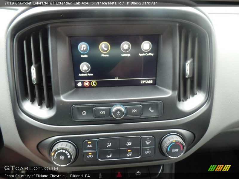 Silver Ice Metallic / Jet Black/Dark Ash 2019 Chevrolet Colorado WT Extended Cab 4x4