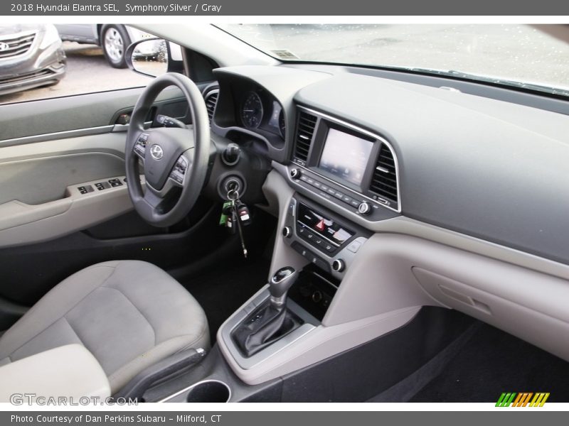 Symphony Silver / Gray 2018 Hyundai Elantra SEL